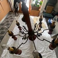 LAMPADARIO VINTAGE A DUE ACCENSIONI