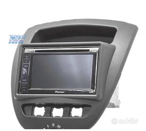CORNICE NERA RADIO 2-DIN PER CITROEN C1 TOYOTA AYG