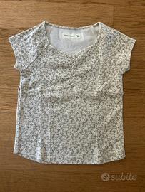 Lotto 2 t-shirt Abercrombie Kids floreali - 9/10