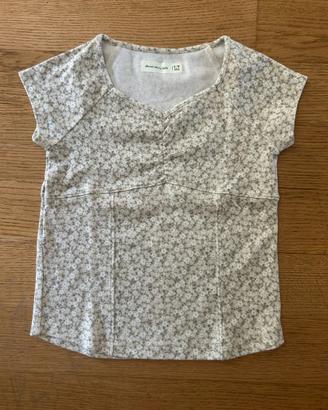 Lotto 2 t-shirt Abercrombie Kids floreali - 9/10