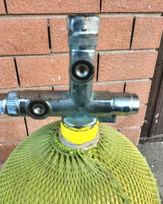 Bombole sub aria compressa 18 litri usate