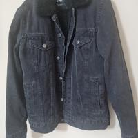 Giacca jeans Zara sherpa taglia M