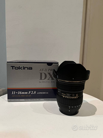 Obiettivo Tokina AT-X Pro 11-16mm f/2.8 DX II