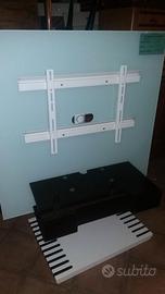 porta tv gierevole con cristallo