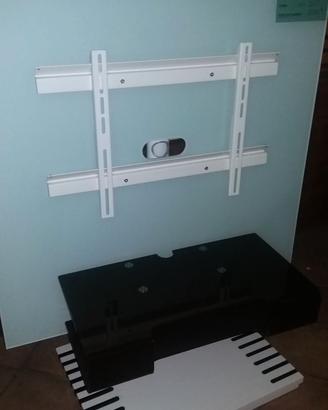 porta tv gierevole con cristallo
