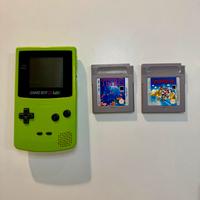 Gameboy Color Verde + Super Mario Land + TETRIS