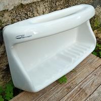 Portasapone in ceramica bianca ANNI '70
