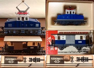 1c Scala H0 Loco Fleischmann Con Set Cremagliera