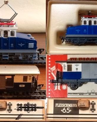 1c Scala H0 Loco Fleischmann Con Set Cremagliera