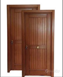 Porte di ingresso in legno massiccio