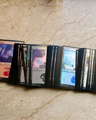 Lotto 100 Terre Base FOIL di Magic: The Gathering