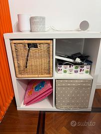 Mobile ikea bianco 4 cubi
