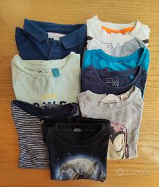 Lotto magliette bambino 5-6 anni.