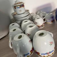 Set 12 tazzine Limonge,piattini e zuccheriera