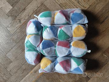 Palline da giocoliere. stock di 15 pezzi. 5 tris