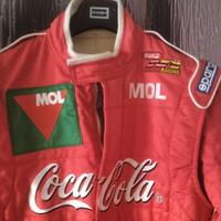 Tuta auto rally sparco coca cola
