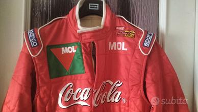 Tuta auto rally sparco coca cola