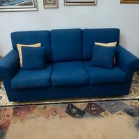 Divano Letto Blu