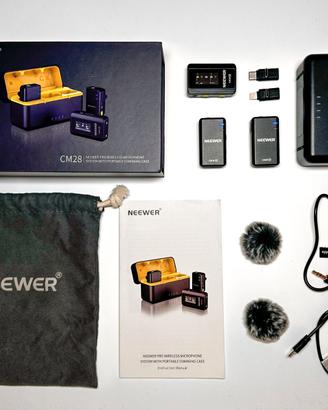 Neewer CM28 Microfono Lavalier Wireless