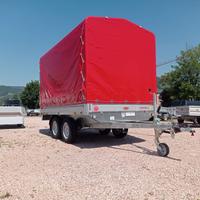 Carrello rimorchio auto doppio asse