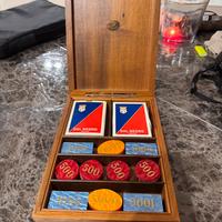 scatola vintage Dal Negro per il poker