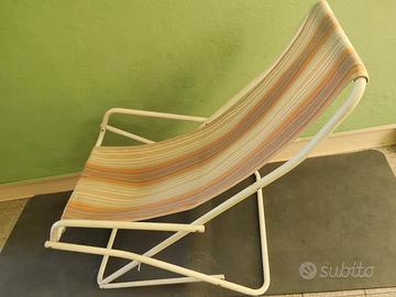 lettino usato per mare giardino 