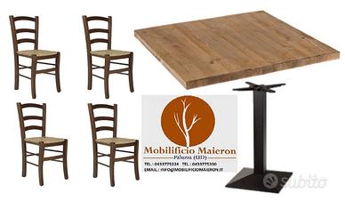 Set Sedie Tavoli Ristorante Bar Pub Cod134