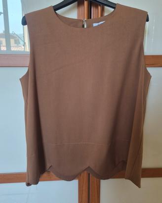 top color tabacco spallina larga taglia L