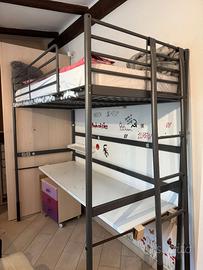 cameretta ragazza: cabina armadio & letto castello