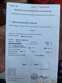 Motore selva Naxos 9.9