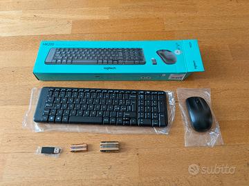 Tastiera e mouse Logitech MK220 italiano