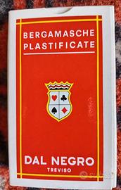 set carte bergamasche nuove vintage dal negro