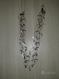 Collana color argento