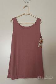 Canotta donna con scollo tondo