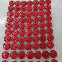 Stock Bottoni Rossi Perlati - Vintage/Sartoria