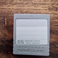 Nintendo GAME CUBE memory card 59 blocchi