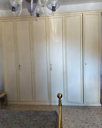 Armadio avorio a 6 ante stile classico