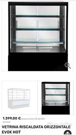 VETRINA RISCALDATA ORIZZONTALE EVOK HOT