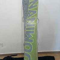 Tavola da snowboard Burton Dominant + attacchi