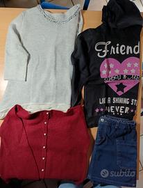 lotto 12 pezzi abbigliamento bambina 11/14 an