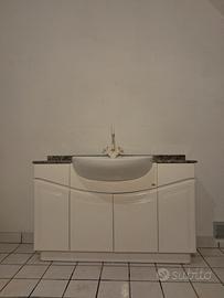 Mobile Bagno in Marmo +Specchio 