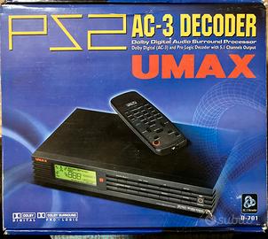 UMAX AC-3 Decoder Dolby Digital e Pro Logic 5.1