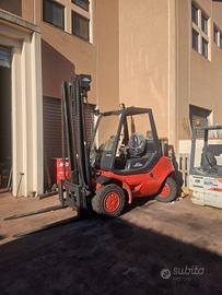 Carrello elevatore diesel marca Linde portata 4000