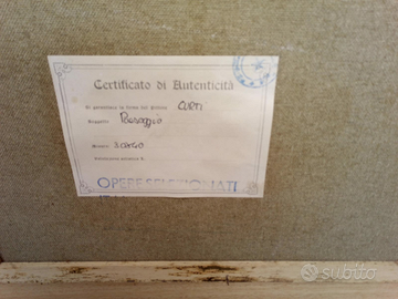 2 quadri con certificato di autenticità