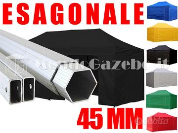 Gazebo stand 3x6 ALU 45 stand fiera copertura