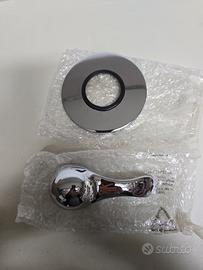 manopola e rosone per gruppo doccia 