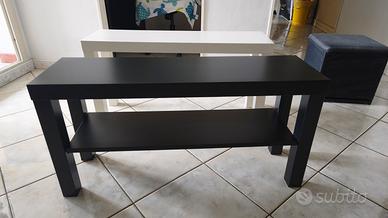 2 Tavolini Ikea Lack  bianco e nero