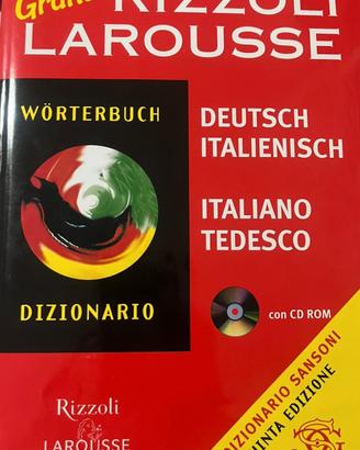 DIZIONARIO ITALIANO - TEDESCO RIZZOLI LAROUSSE