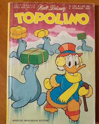 Topolino libretto Disney 1254 del 9 Dicembre 1979