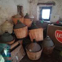 Damigiane in vetro